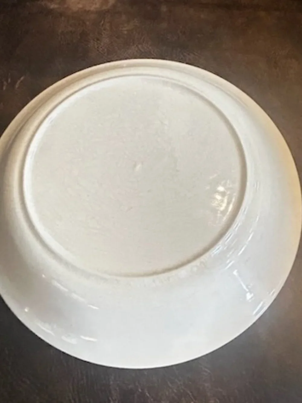 Vintage Pottery Embossed Rim Pumpkin Pie Plate With a Printed Pie Recipe